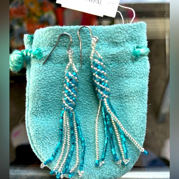 Andrew Stone Jewelry - Andrew stone earrings made in Nepal